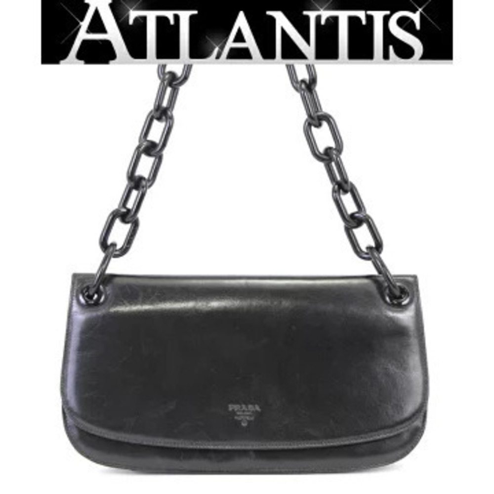 Prada Leather Shoulder Bag Chain